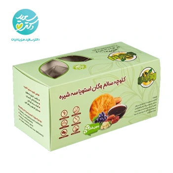 کلوچه استويا سه شيره وجيتو