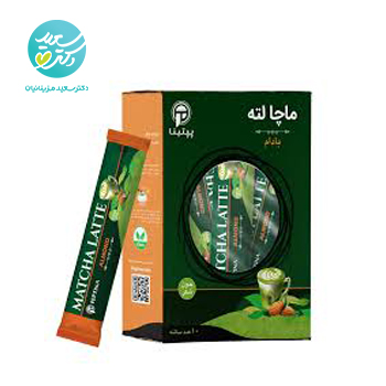 ماچا لته بادام بدون شکرپپتينا